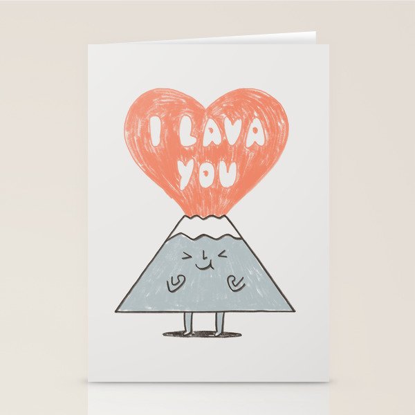 I Lava You 2 Stationery Card Gallery Image 2