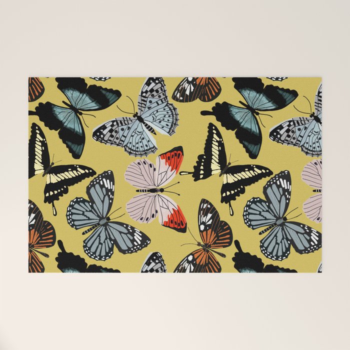 Boho Butterflies Welcome Mat Gallery Image 1
