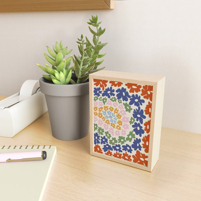 Mini Reto Daisy  Mini Art Print Gallery Image 2