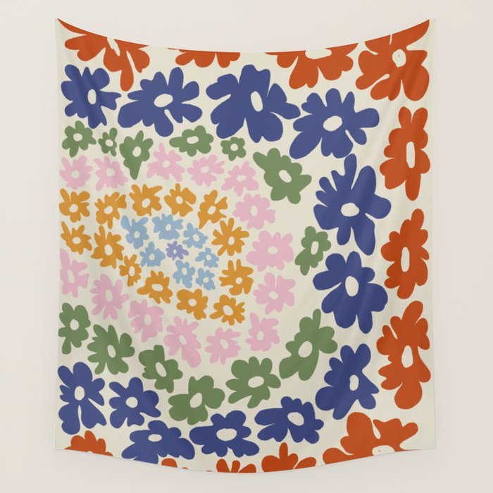 Mini Reto Daisy  Wall Tapestry Gallery Image 4