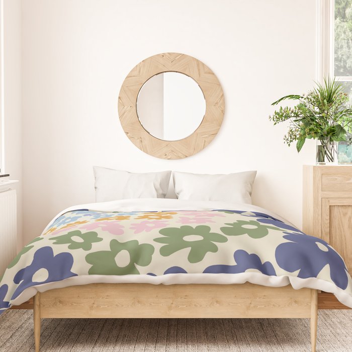 Mini Reto Daisy  Duvet Cover Gallery Image 3