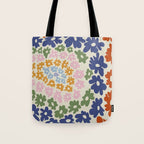 Mini Reto Daisy  Tote Bag Gallery Image 1