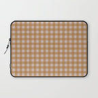 Boho Gingham Cottage Check Pattern  Laptop Sleeve Gallery Image 1