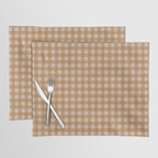 Boho Gingham Cottage Check Pattern  Placemat Gallery Image 1