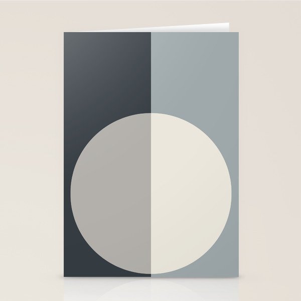 Color Block Abstract XX Stationery Card Gallery Image 2