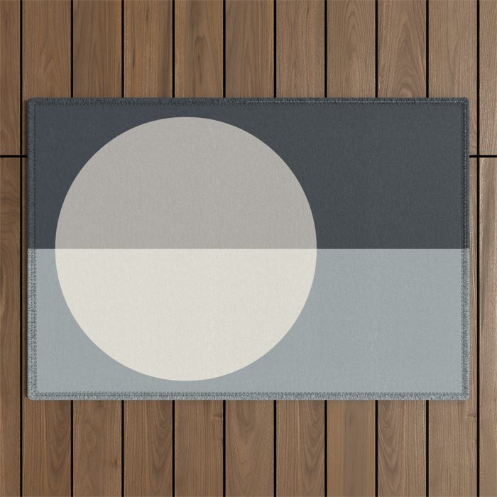 Color Block Abstract XX Outdoor Rug Gallery Image 1
