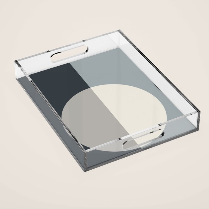 Color Block Abstract XX Acrylic Tray Gallery Image 1