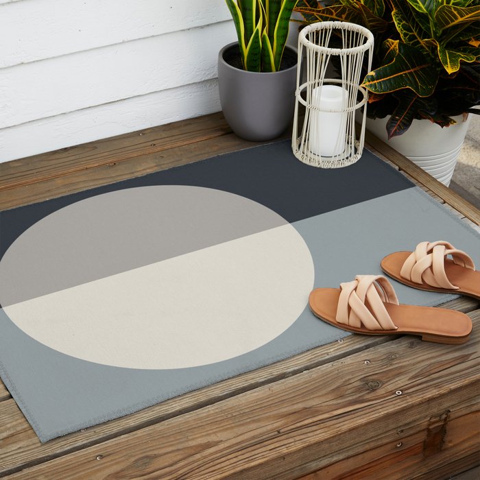 Color Block Abstract XX Outdoor Rug Gallery Image 2
