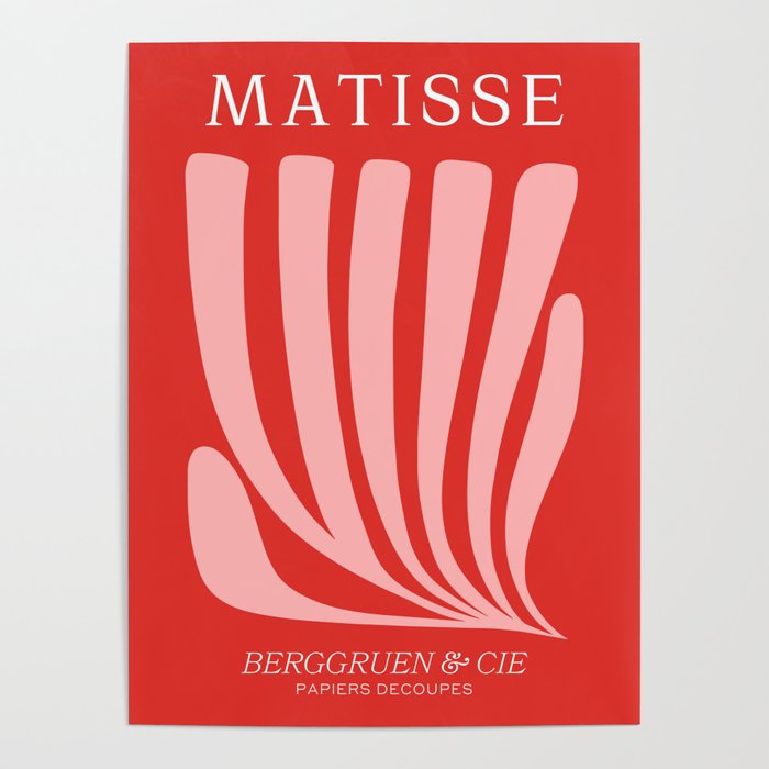 Coral Leaf: Paper Cutouts Matisse Edition Poster Gallery Image 4