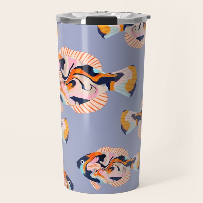 Tropical fish Travel Mug Gallery Image 1