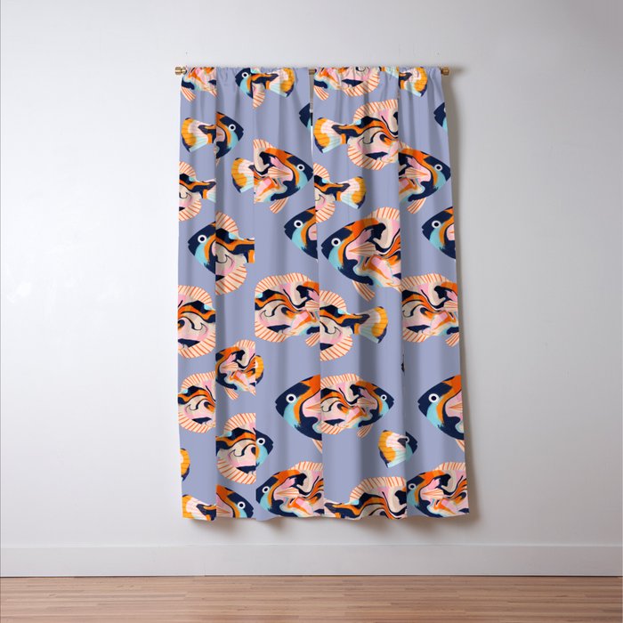 Tropical fish Window Curtain Gallery Image 3