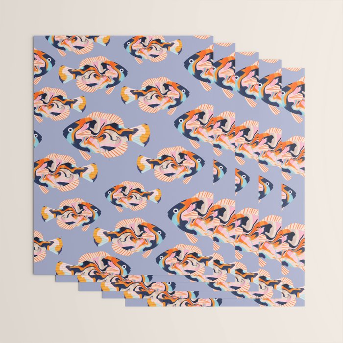 Tropical fish Wrapping Paper Gallery Image 3