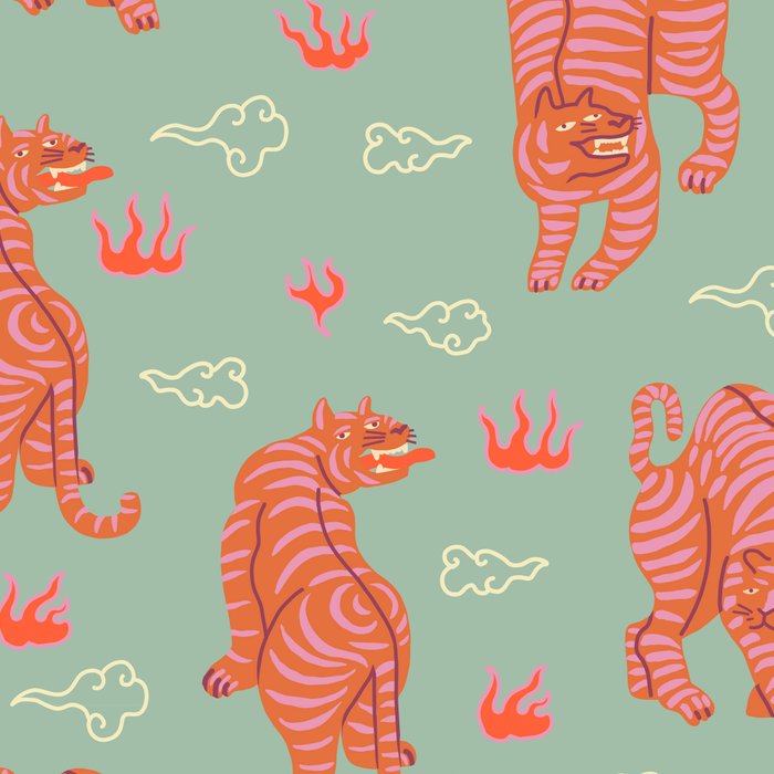 Tibetan tigers Coffee Mug Gallery Image 2