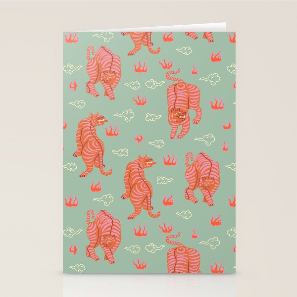 Tibetan tigers Stationery Card Gallery Image 2