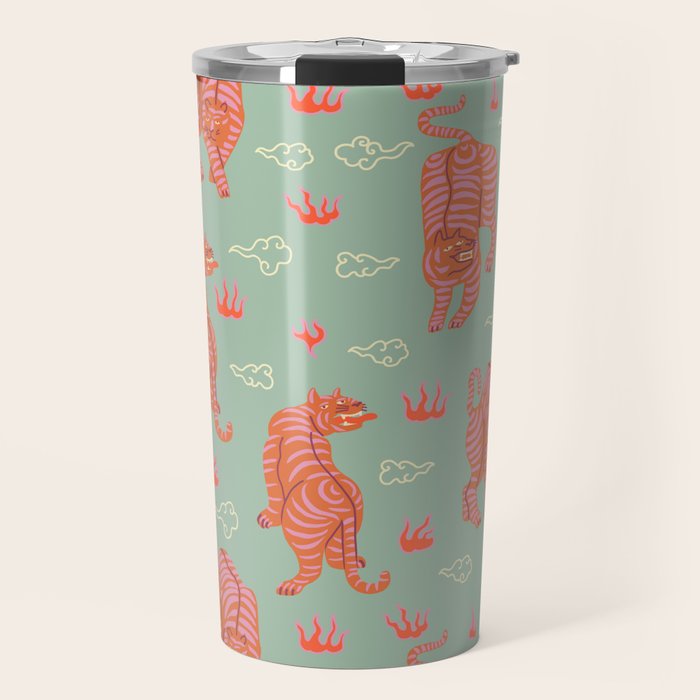 Tibetan tigers Travel Mug Gallery Image 1