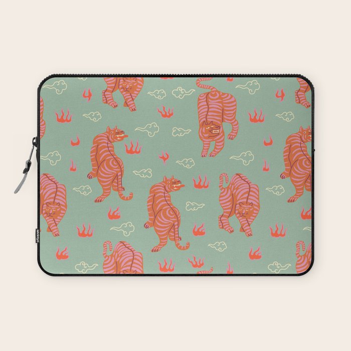 Tibetan tigers Laptop Sleeve Gallery Image 1