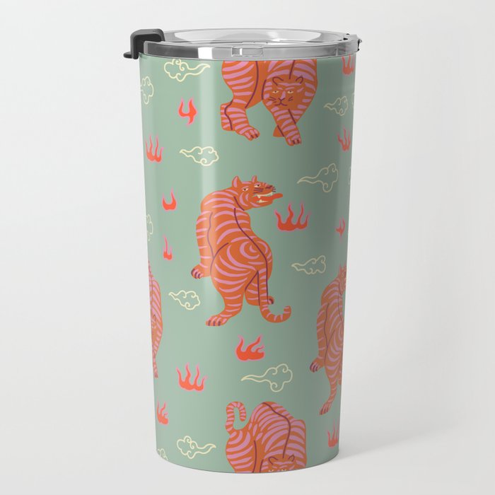 Tibetan tigers Travel Mug Gallery Image 3