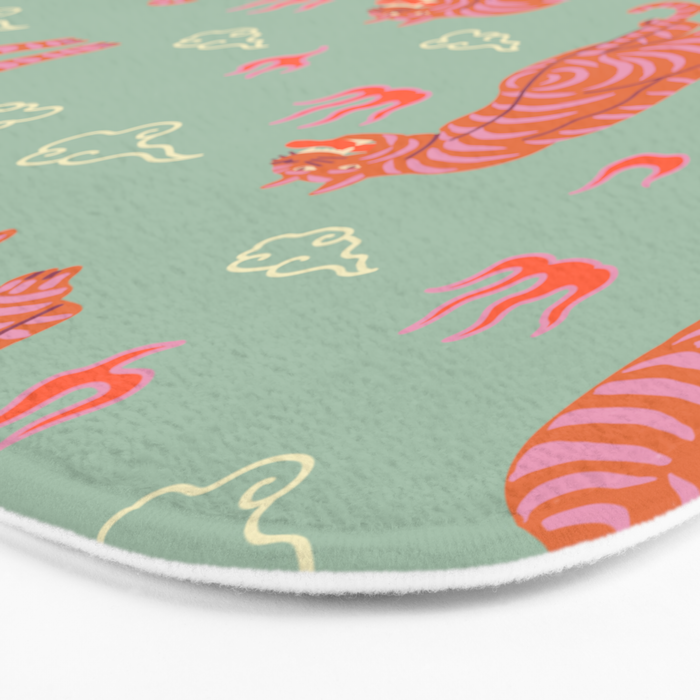 Tibetan tigers Bath Mat Gallery Image 3