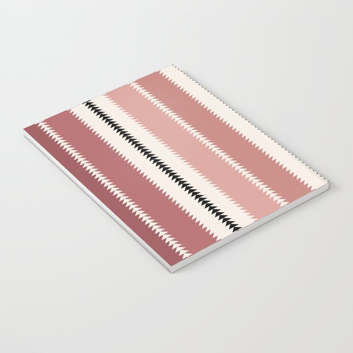 Western Stripes X Pink Green Notebook Gallery Image 3