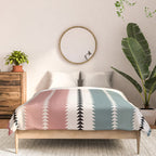 Western Stripes X Pink Green Comforter Gallery Image 3