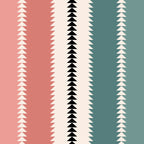 Western Stripes X Pink Green Coffee Mug Gallery Image 2