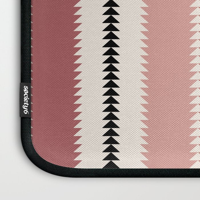 Western Stripes X Pink Green Laptop Sleeve Gallery Image 3