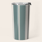Western Stripes X Pink Green Travel Mug Gallery Image 2