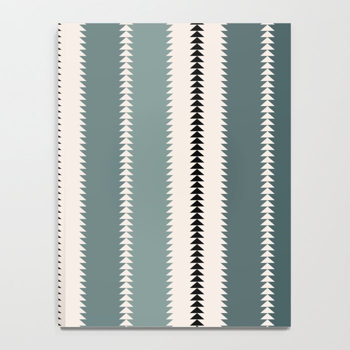 Western Stripes X Pink Green Notebook Gallery Image 4