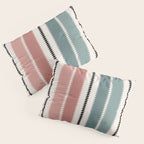 Western Stripes X Pink Green Pillow Sham Gallery Image 3