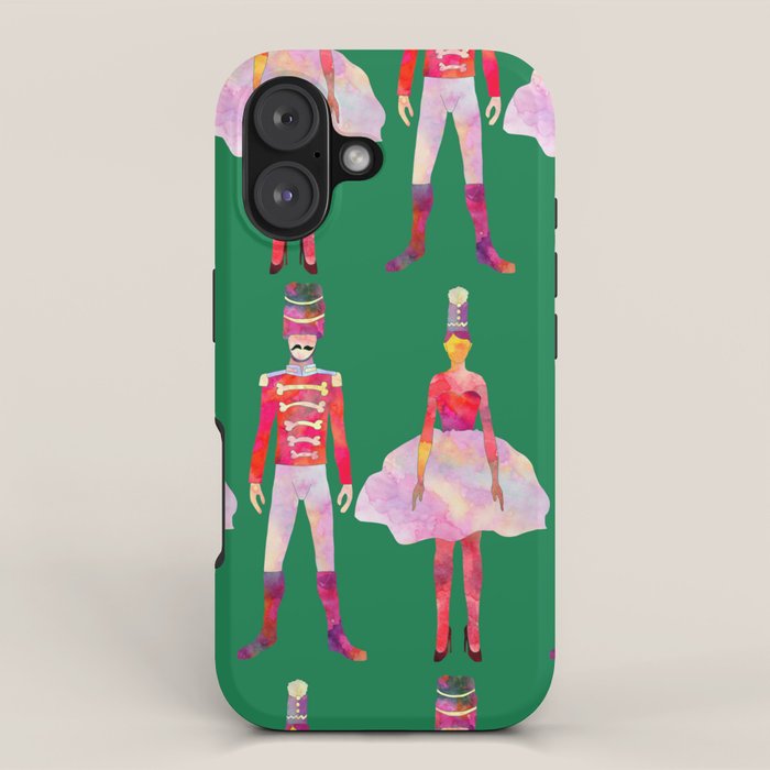 Nutcracker Ballet - Candy Cane Green iPhone Case Gallery Image 1