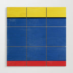 stripe study 13 Wood Wall Art Gallery Image 1