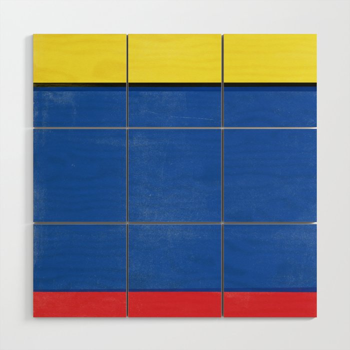 stripe study 13 Wood Wall Art Gallery Image 1
