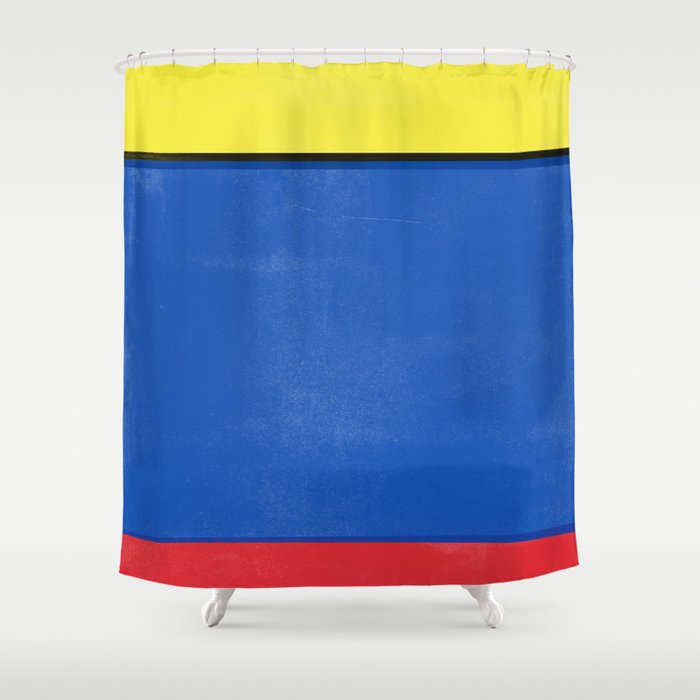 stripe study 13 Shower Curtain Gallery Image 1