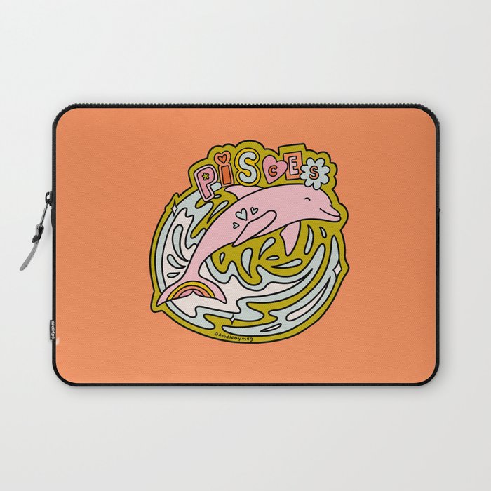 Pisces Dolphin Laptop Sleeve Gallery Image 1