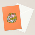 Pisces Dolphin Stationery Card Gallery Image 2