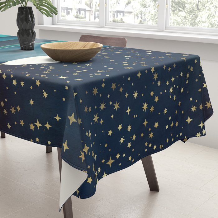 Moonlit Stars Tablecloth Gallery Image 3