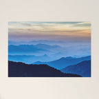 Beautiful Blue Sky Mountains Welcome Mat Gallery Image 1