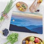 Beautiful Blue Sky Mountains Cutting Board Gallery Image 2