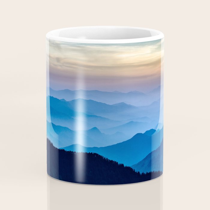 Beautiful Blue Sky Mountains Coffee Mug Gallery Image 4
