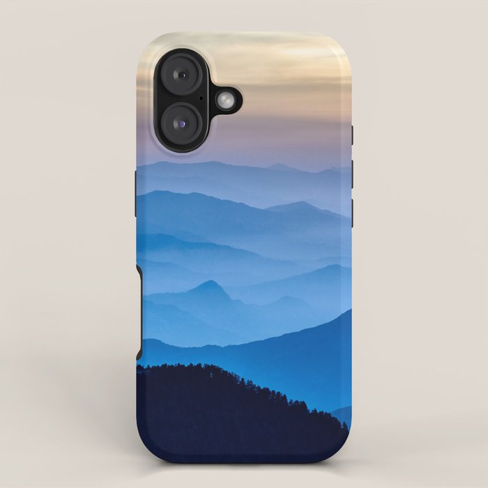 Beautiful Blue Sky Mountains iPhone Case Gallery Image 1