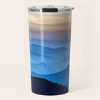 Beautiful Blue Sky Mountains Travel Mug Gallery Image 1