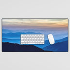 Beautiful Blue Sky Mountains Desk Mat Gallery Image 1