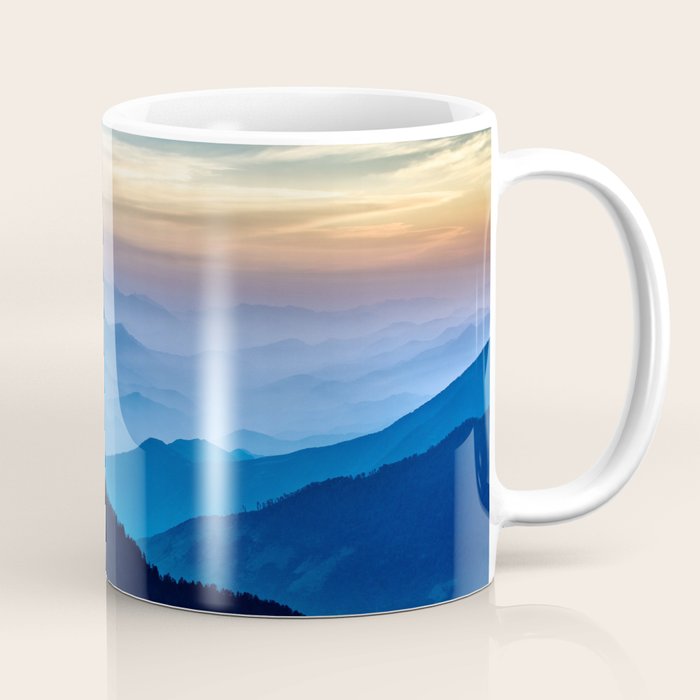 Beautiful Blue Sky Mountains Coffee Mug Gallery Image 1