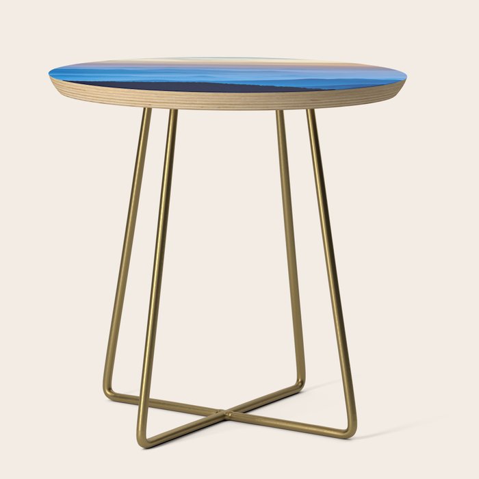 Beautiful Blue Sky Mountains Side Table Gallery Image 1