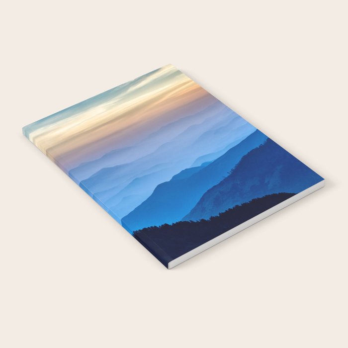 Beautiful Blue Sky Mountains Notebook Gallery Image 2