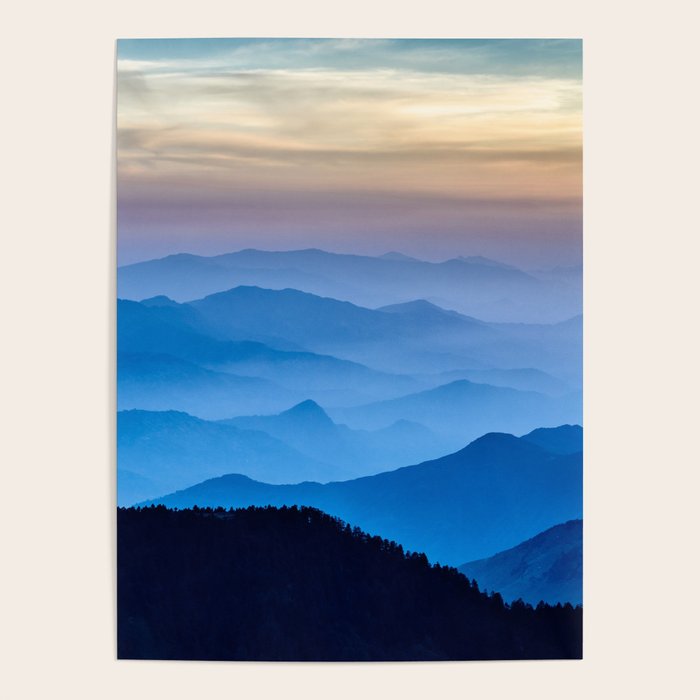 Beautiful Blue Sky Mountains Poster Gallery Image 4