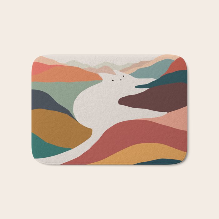 Cat Landscape 190 Bath Mat Gallery Image 1