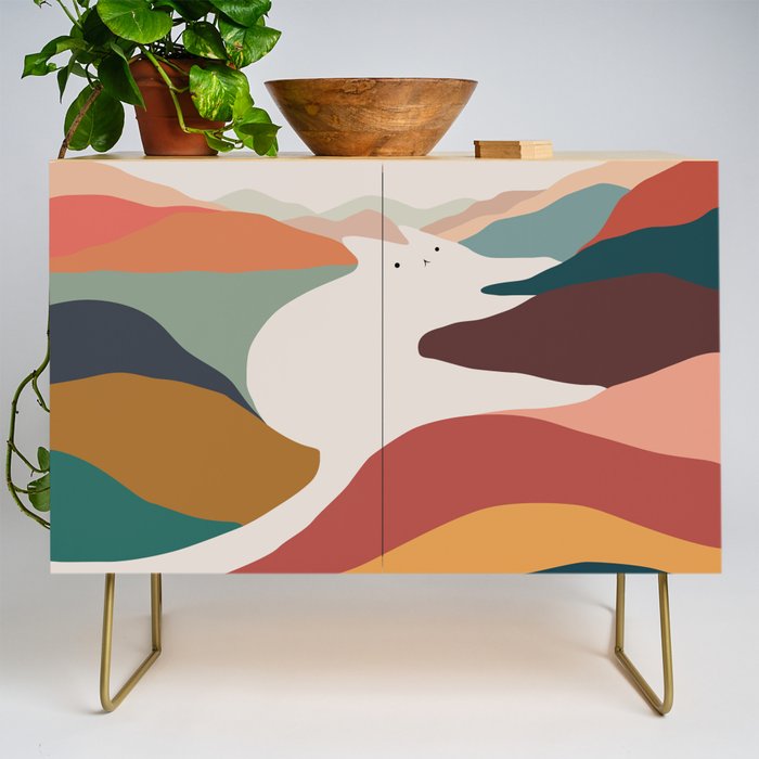 Cat Landscape 190 Credenza Gallery Image 1