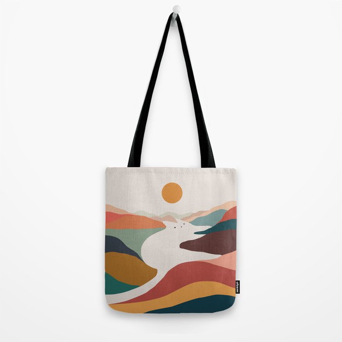 Cat Landscape 190 Tote Bag Gallery Image 2