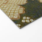 Edo Period Floral Kimono Fragment Print Welcome Mat Gallery Image 2